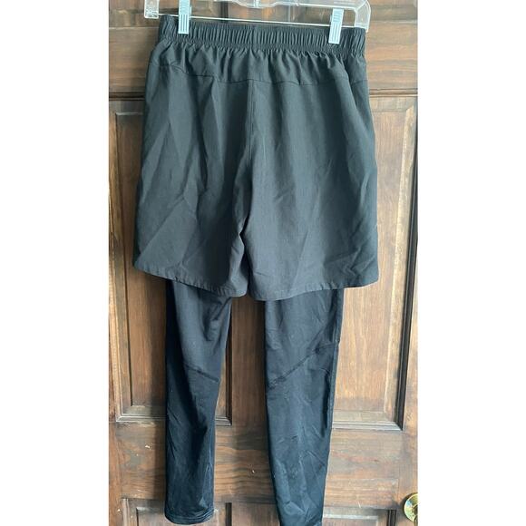 Skora Men’s Woven Stretch 7” Running Shorts with Tights Pants Black Small - Picture 5 of 8